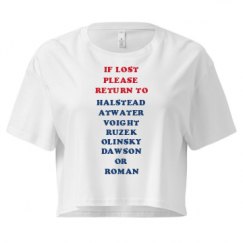 Ladies Festival Cali Crop Top Tee