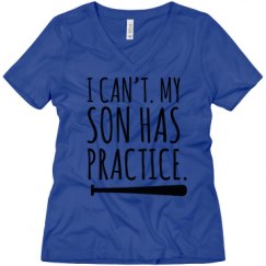 Ladies Relaxed Fit V-Neck Tee