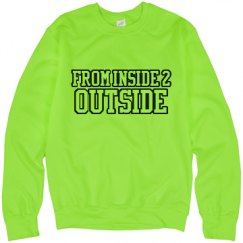 Unisex Neon Crewneck Sweatshirt