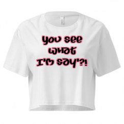 Ladies Festival Cali Crop Top Tee