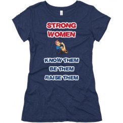 Ladies Slim Fit Super Soft Triblend Tee