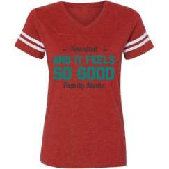 Ladies Relaxed Fit Vintage Sports Tee