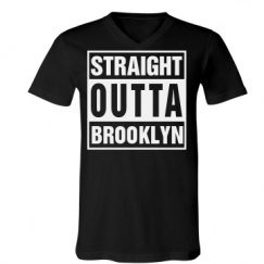 Unisex V-Neck Jersey Tee