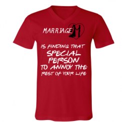 Unisex V-Neck Jersey Tee