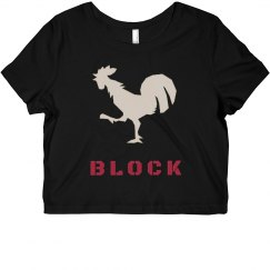 COCKBLOCK CROP TEE
