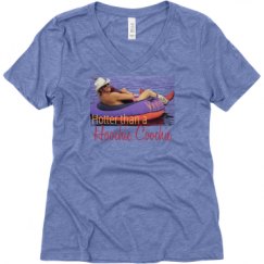 Ladies Relaxed Fit Super Soft Triblend V-Neck Tee