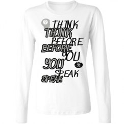 Ladies Relaxed Fit Basic Long Sleeve Tee