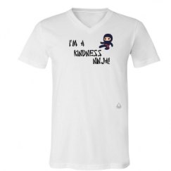 Unisex V-Neck Jersey Tee