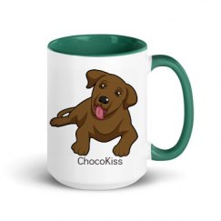 15oz Ceramic Mug with Color Inside