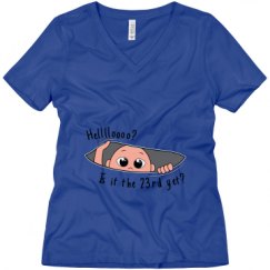 Ladies Relaxed Fit V-Neck Tee
