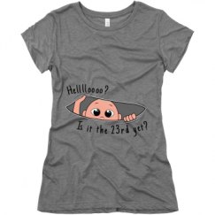 Ladies Slim Fit Super Soft Triblend Tee