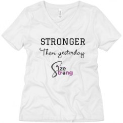 Ladies Relaxed Fit V-Neck Tee