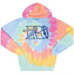 Unisex Tie-Dye Fleece Hoodie