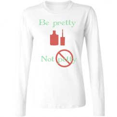 Ladies Relaxed Fit Basic Long Sleeve Tee