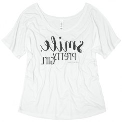 Ladies Flowy Slouchy Tee
