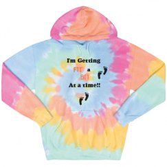 Unisex Tie-Dye Fleece Hoodie