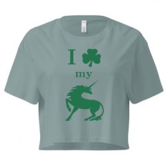 Ladies Festival Cali Crop Top Tee