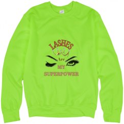 Unisex Neon Crewneck Sweatshirt