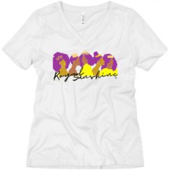 Ladies Relaxed Fit V-Neck Tee