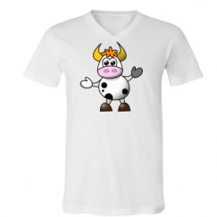 Unisex V-Neck Jersey Tee