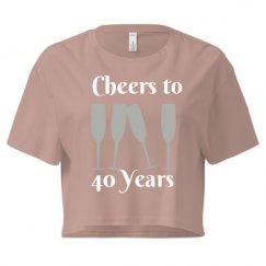 Ladies Festival Cali Crop Top Tee