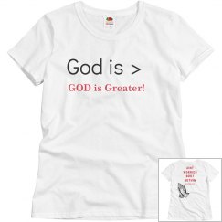 God is greater