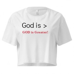 Ladies Festival Cali Crop Top Tee