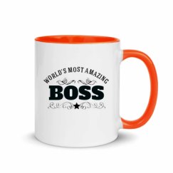 11oz Ceramic Mug with Color Inside