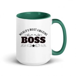 15oz Ceramic Mug with Color Inside