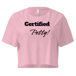 Ladies Festival Cali Crop Top Tee