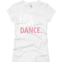 Ladies Slim Fit Basic Promo Jersey Tee