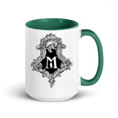 15oz Ceramic Mug with Color Inside