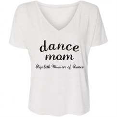 Ladies Flowy Slouchy V-Neck Tee