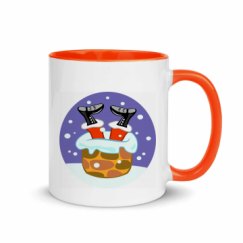 11oz Ceramic Mug with Color Inside