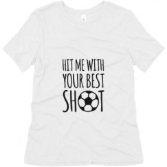 Ladies Relaxed Fit Super Soft Triblend Tee