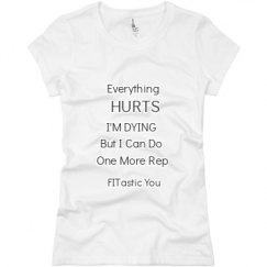 Ladies Slim Fit Basic Promo Jersey Tee