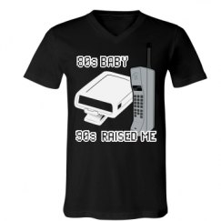 Unisex V-Neck Jersey Tee