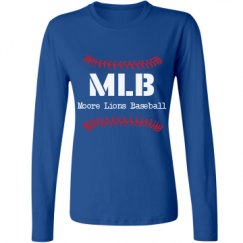 Ladies Relaxed Fit Basic Long Sleeve Tee