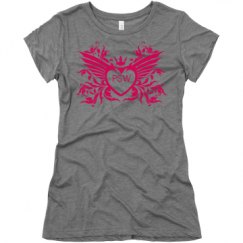 Ladies Slim Fit Super Soft Triblend Tee