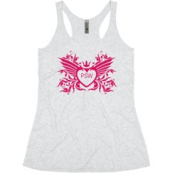 Ladies Slim Fit Super Soft Racerback Triblend Tank