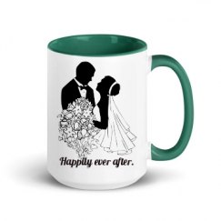 15oz Ceramic Mug with Color Inside