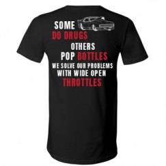 Unisex V-Neck Jersey Tee