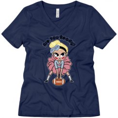 Ladies Relaxed Fit V-Neck Tee