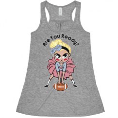 Ladies Flowy Racerback Tank