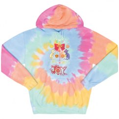 Unisex Tie-Dye Fleece Hoodie