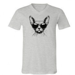 Unisex V-Neck Jersey Tee