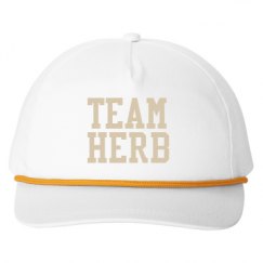 Snapback Five-Panel Rope Hat