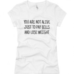 Ladies Slim Fit Basic Promo Jersey Tee