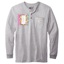 Unisex Carhartt Long Sleeve Henley Tee