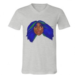 Unisex V-Neck Jersey Tee